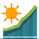 Icon representing retirement income strategies.